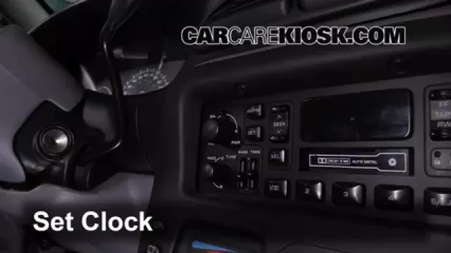 2000 Plymouth Voyager 3.3L V6 Clock Set Clock